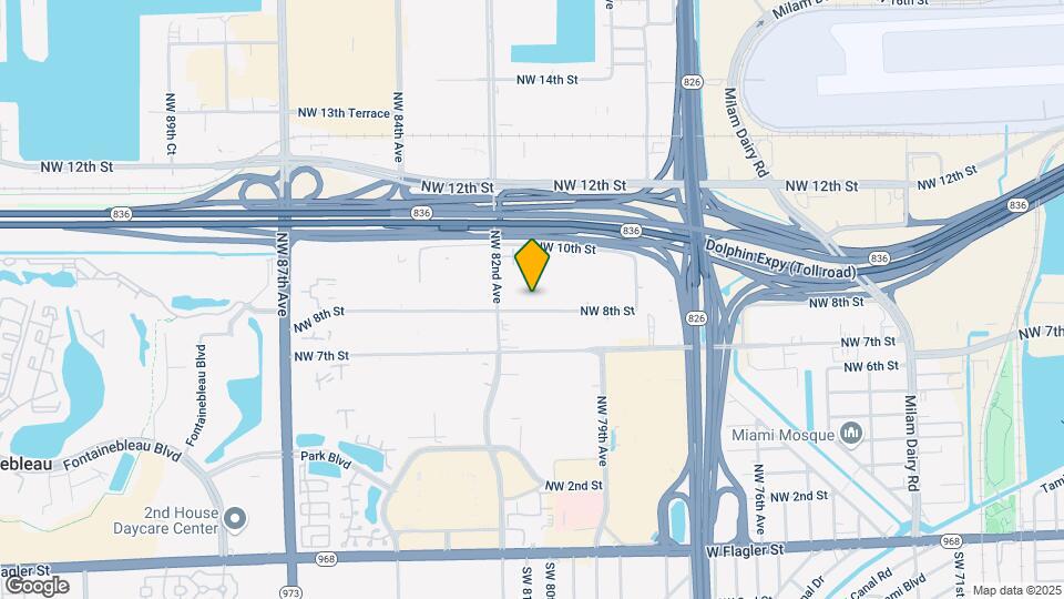 8165 NW 8th St Map and Location Details
