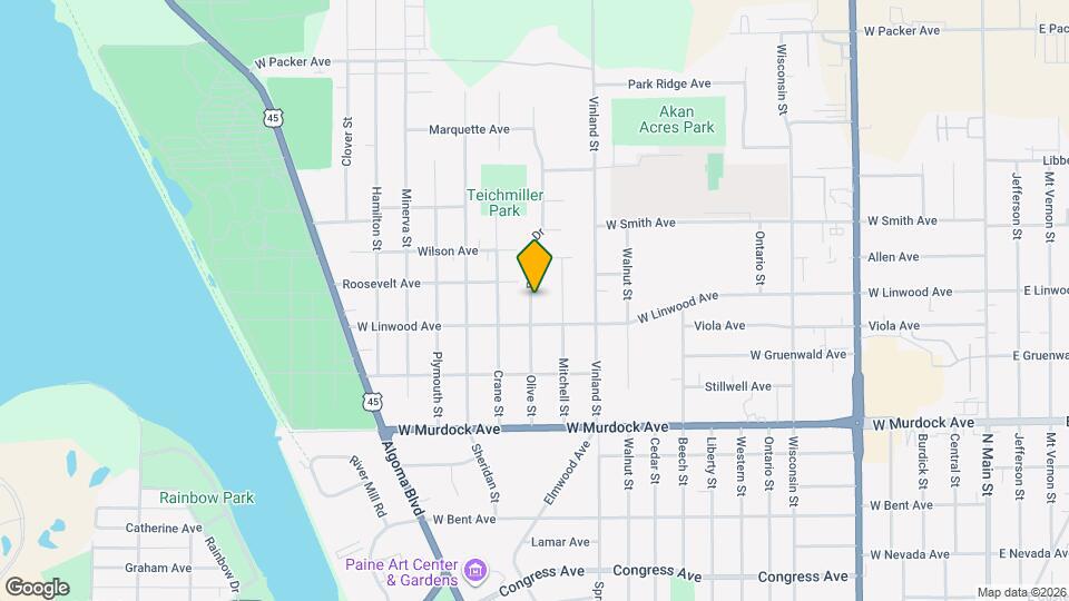 2018-2020 Parkside Dr Mapa y Detalles de la Ubicación