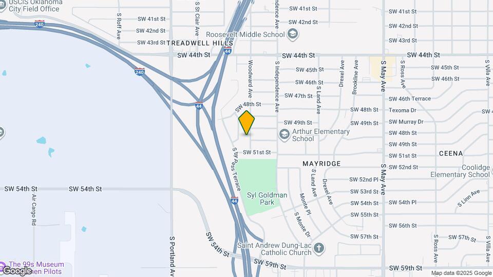 5017 Woodward Ave Map and Location Details