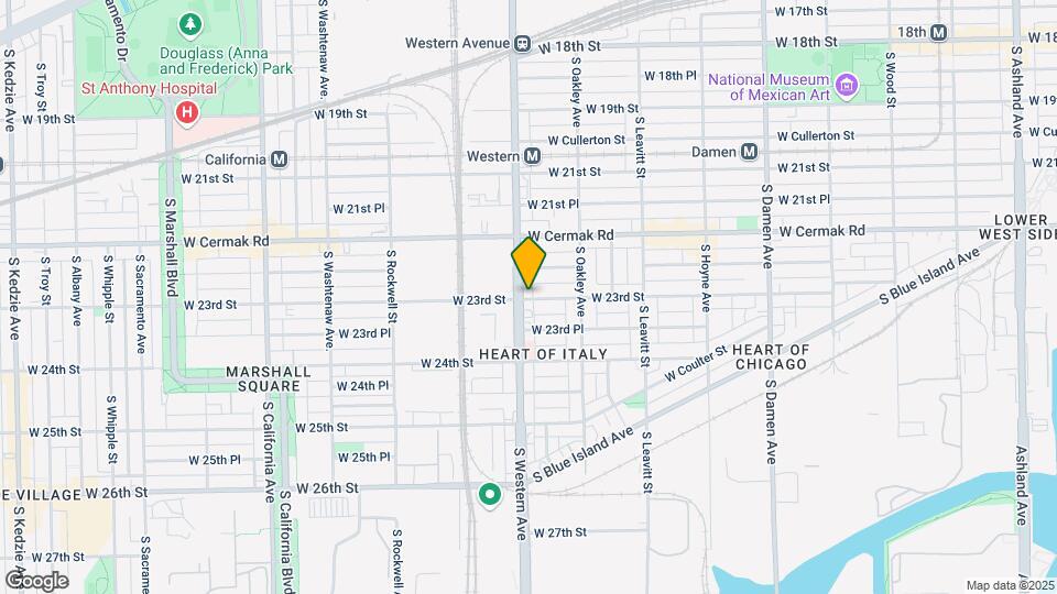 2259 S Western Ave Mapa y Detalles de la Ubicación