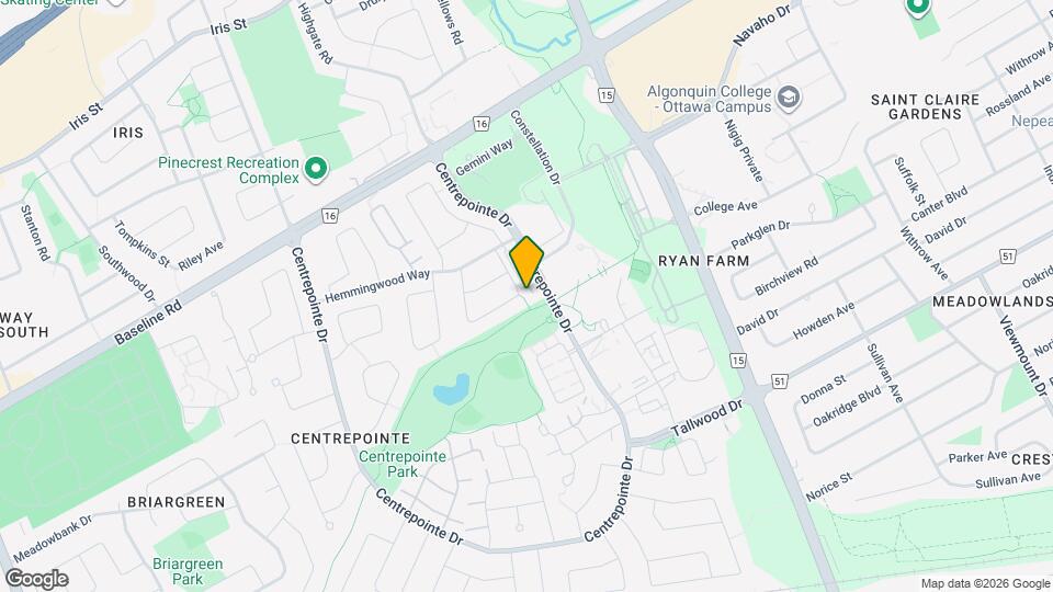 112 Centrepointe Dr Map and Location Details