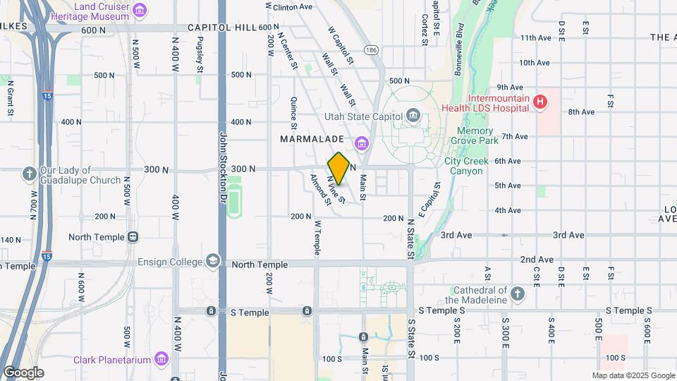 240 N Vine St Map and Location Details