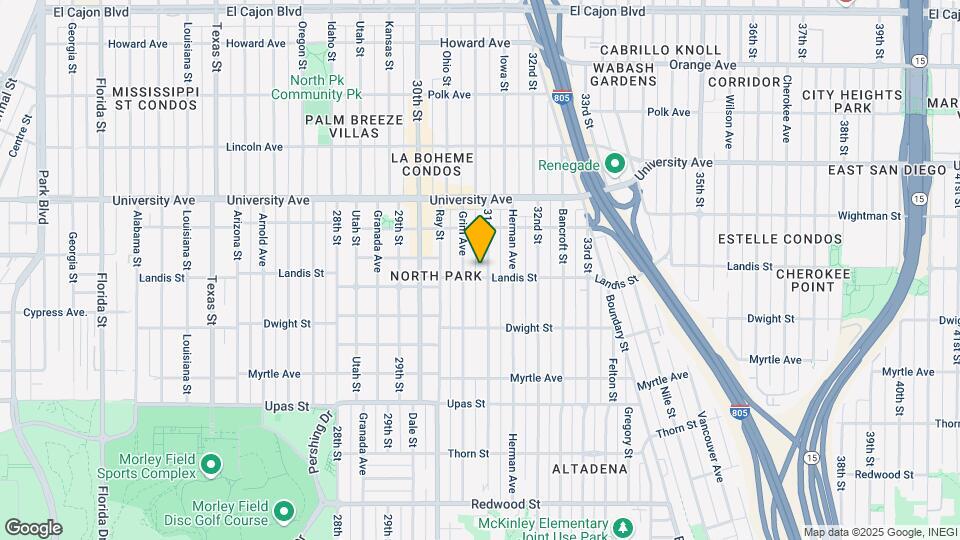3714 Herman Ave Map and Location Details