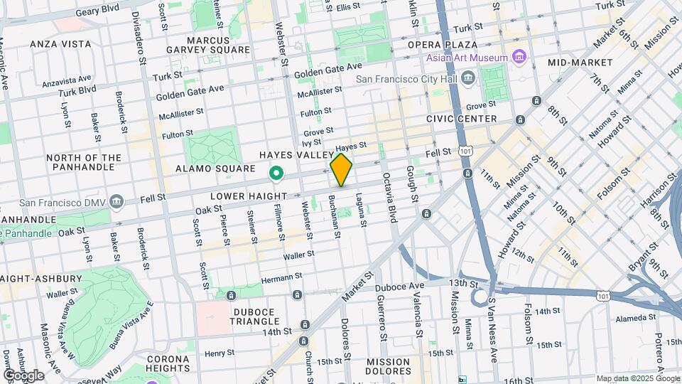 445-463 Oak St Map and Location Details