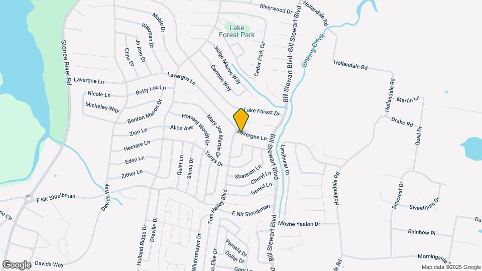 849 Lavergne Ln Mapa y Detalles de la Ubicación