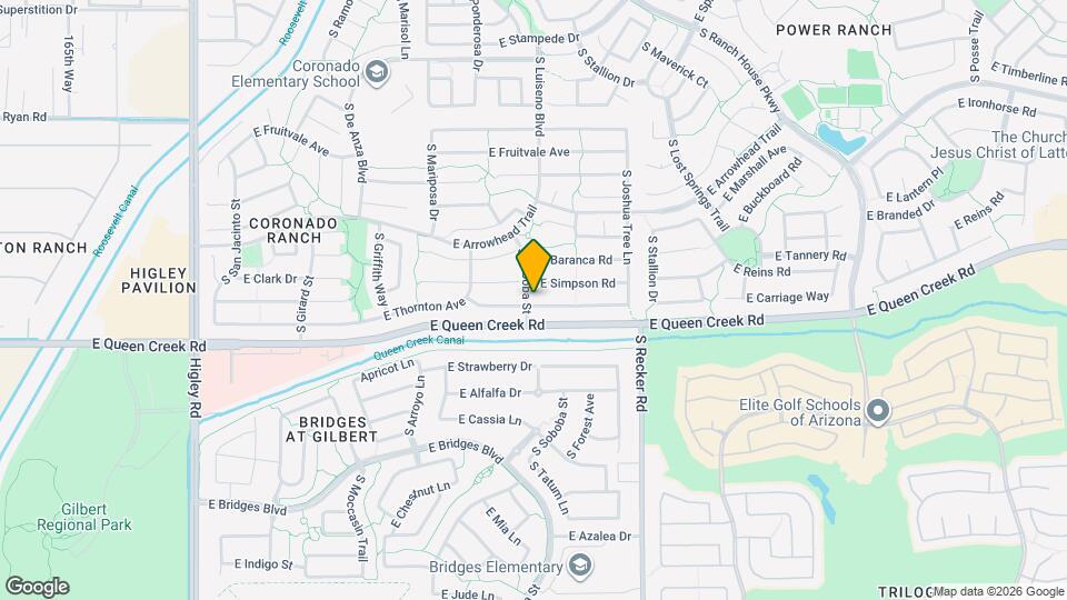 3830 E Thornton Ave Map and Location Details