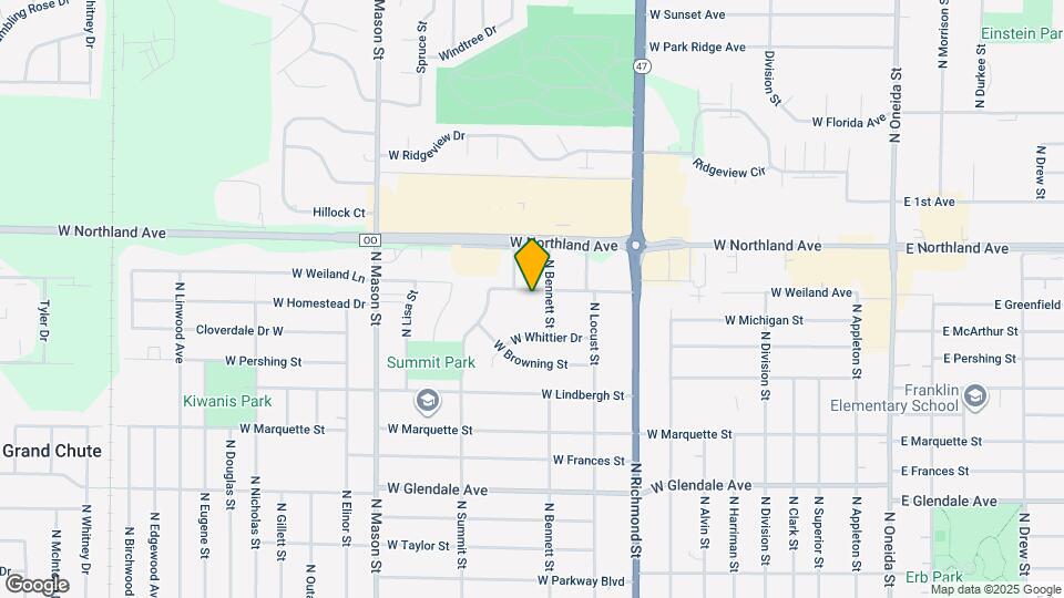 915 W Weiland Ave Map and Location Details