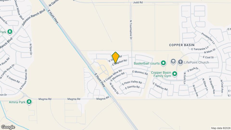 2701 E Bagdad Rd Map and Location Details