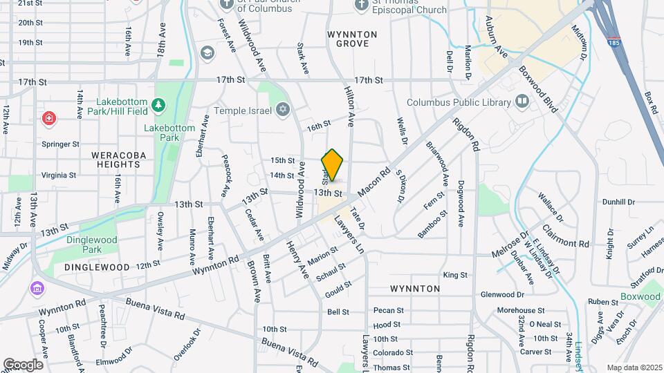 1300 13th St Map and Location Details