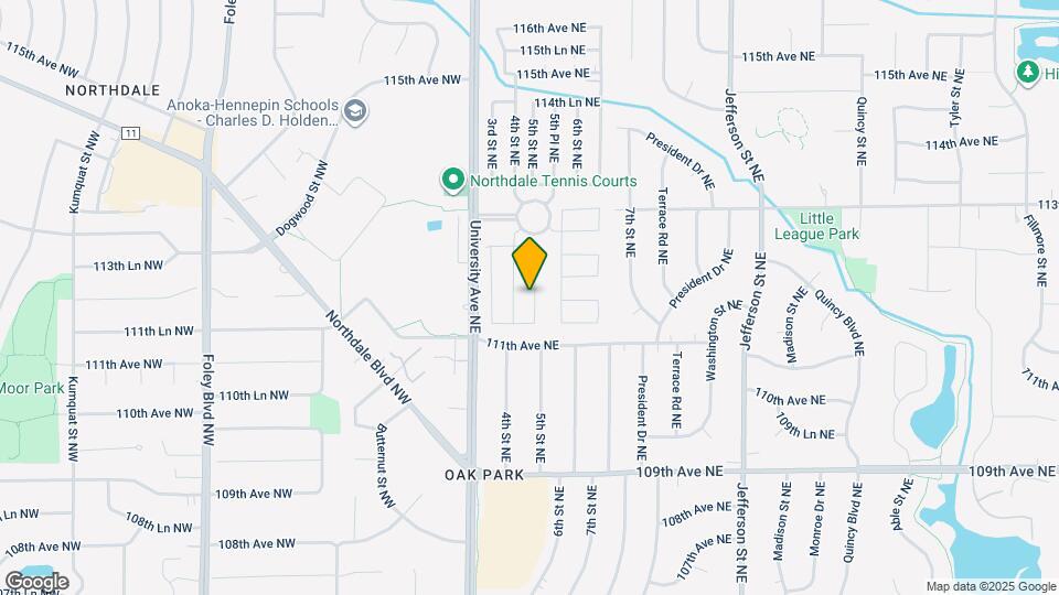 11156 5th St NE Map and Location Details