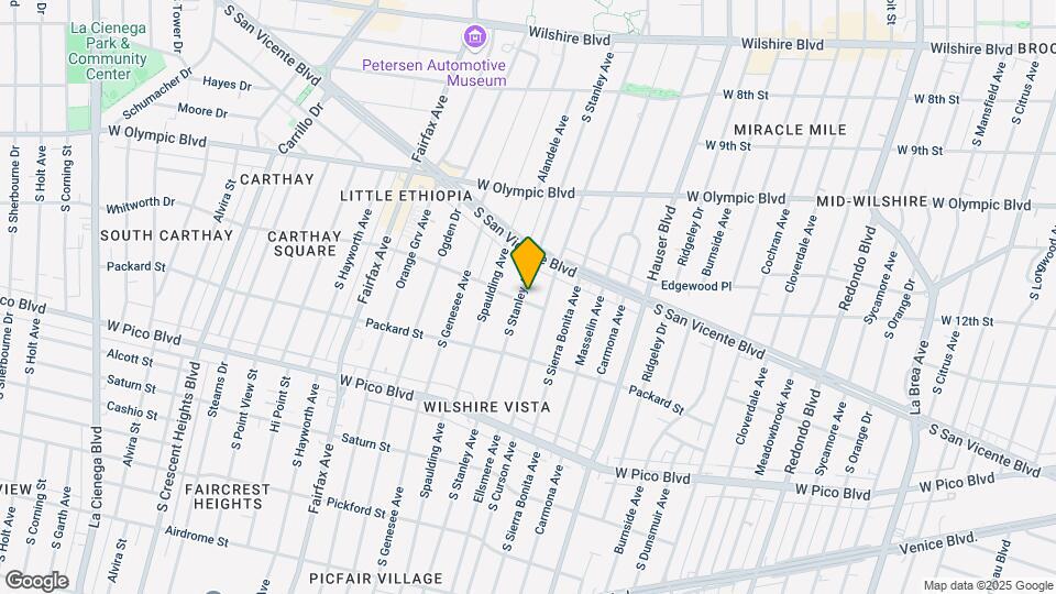 1146 S Stanley Ave, Unit Lower Unit Map and Location Details