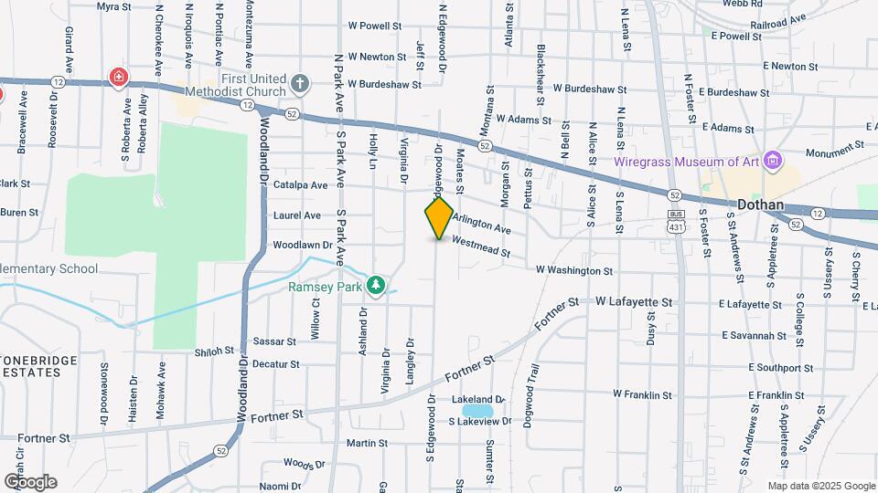 603 S Edgewood Dr Map and Location Details
