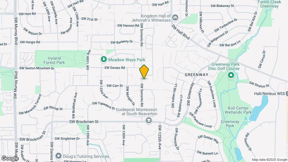 8440 SW Sorrento Rd Map and Location Details