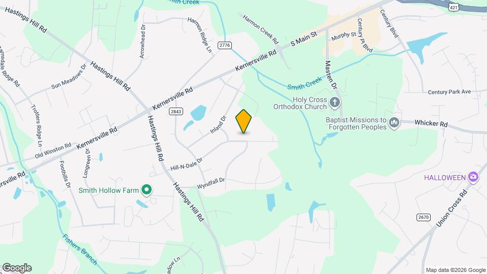 8017 Hill-N-Dale Dr Mapa y Detalles de la Ubicación