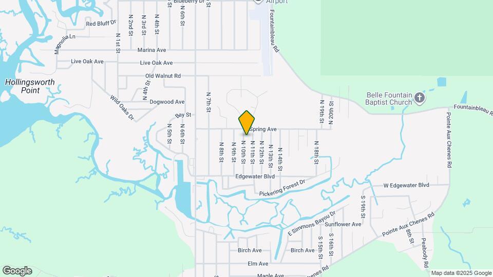 2636 N 10th St Map and Location Details