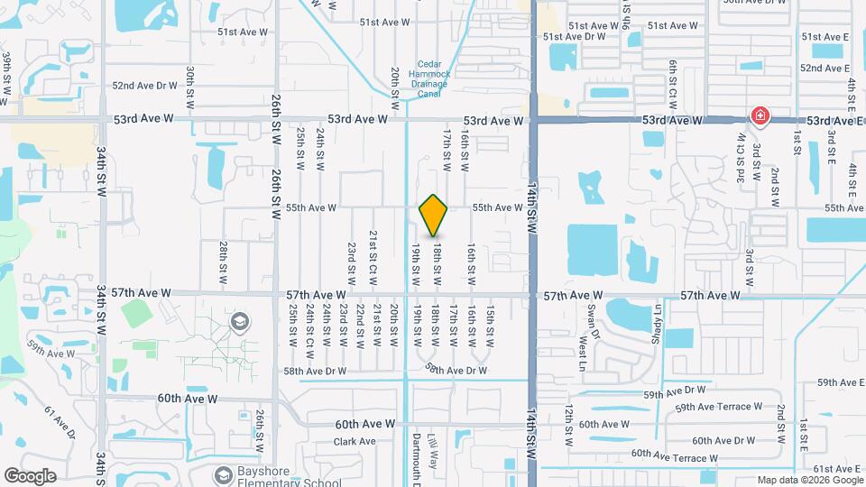 5518 18th St W Map and Location Details