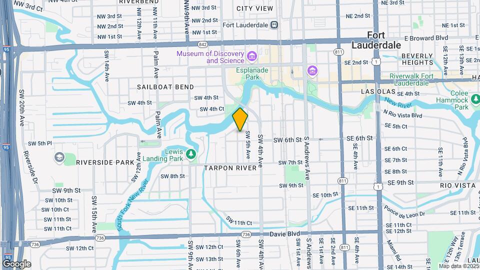 520 SW 6th Ave, Unit 1 Map and Location Details