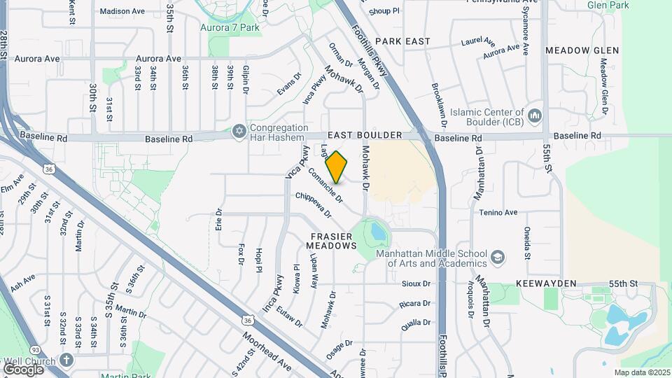 4445 Comanche Dr-Unit -3 Map and Location Details