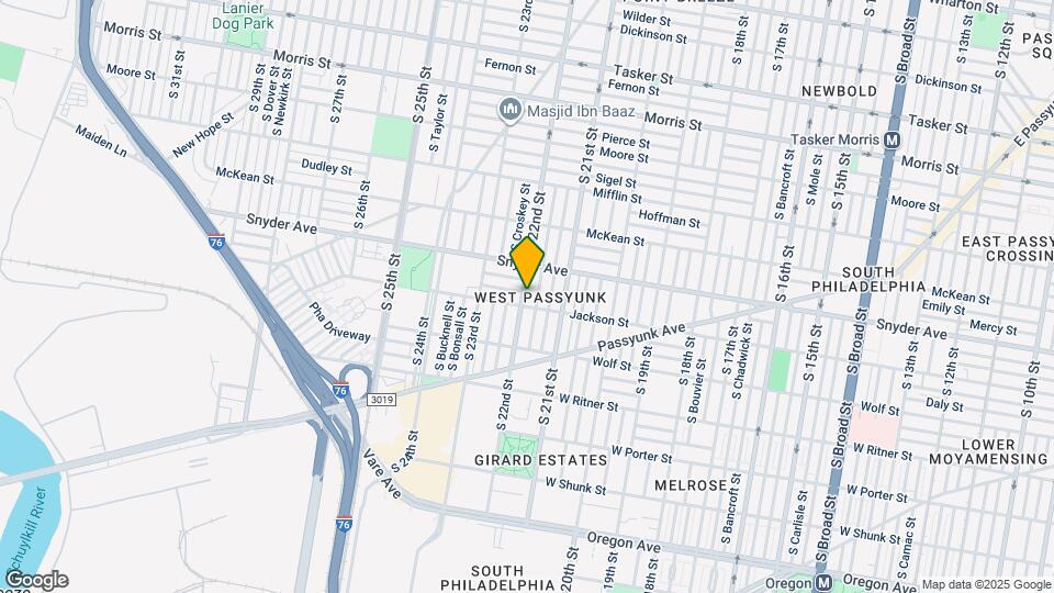 2147 S 22nd St Map and Location Details