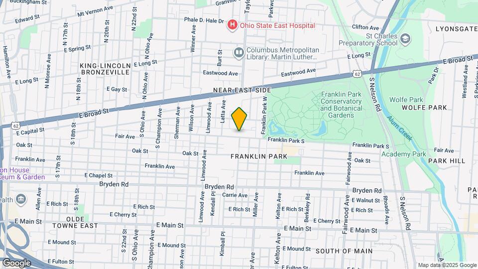 1436 Fair Ave Map and Location Details