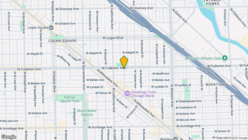 2354 N Washtenaw Ave Map and Location Details