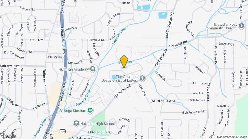 877 Twin Lake Dr NE Map and Location Details