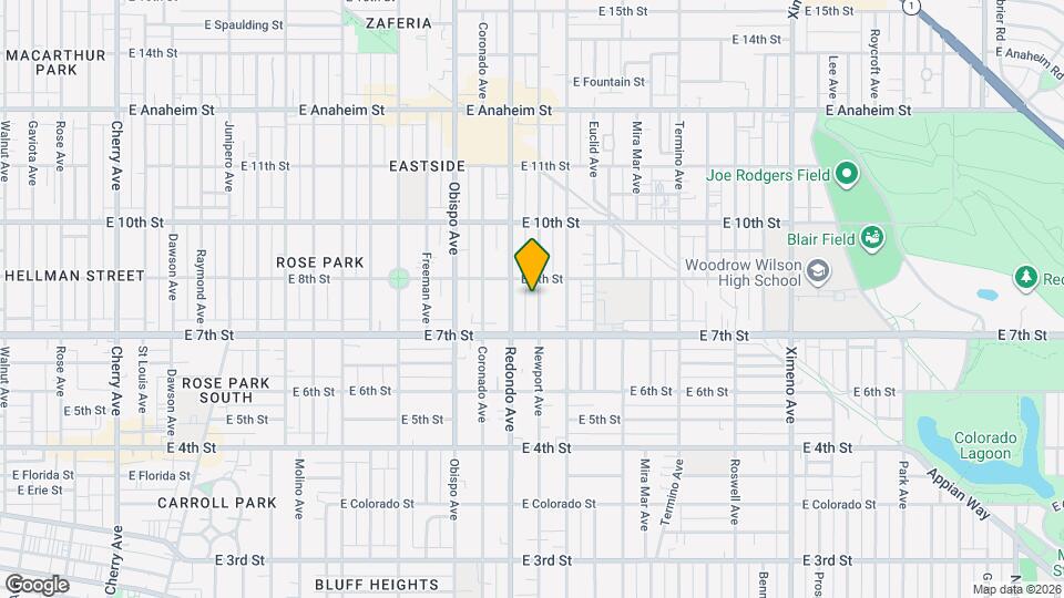 761 Newport Ave, Unit Long Beach Listing Map and Location Details