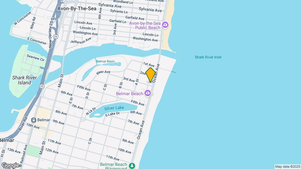 205 Ocean Ave Mapa y Detalles de la Ubicación