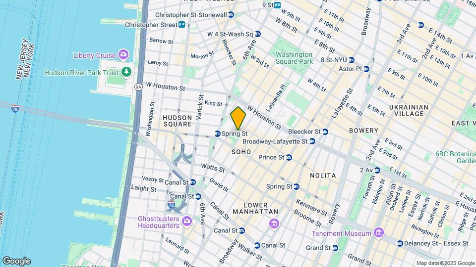 105 Thompson St Map and Location Details