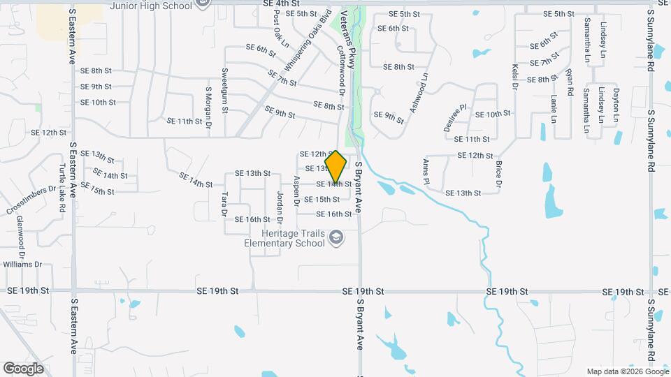 1812 SE 14th St Map and Location Details