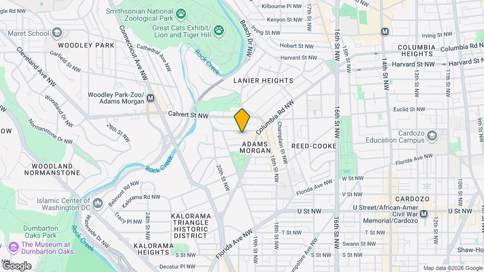 1848 Biltmore St NW Map and Location Details