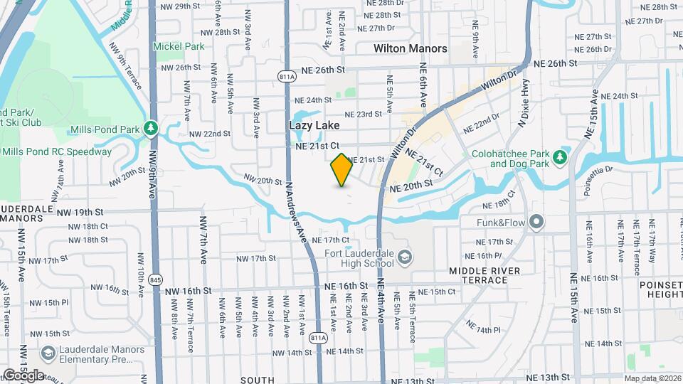 351 NE 19th Pl, Unit 206K Map and Location Details