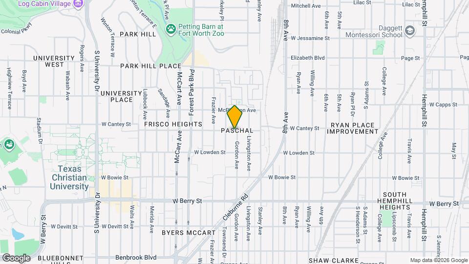 2800 Gordon Ave Map and Location Details