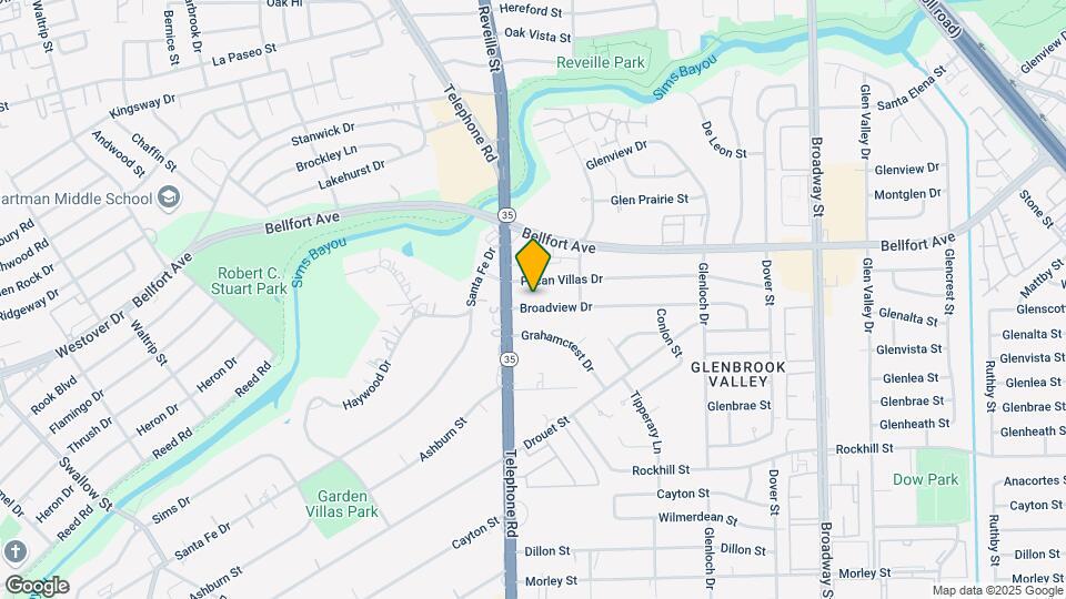 7627 Broadview Dr Map and Location Details