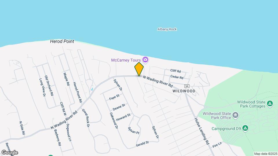 2845 N Wading River Rd Map and Location Details