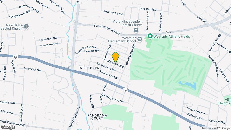 3938 Maine Ave NW Map and Location Details