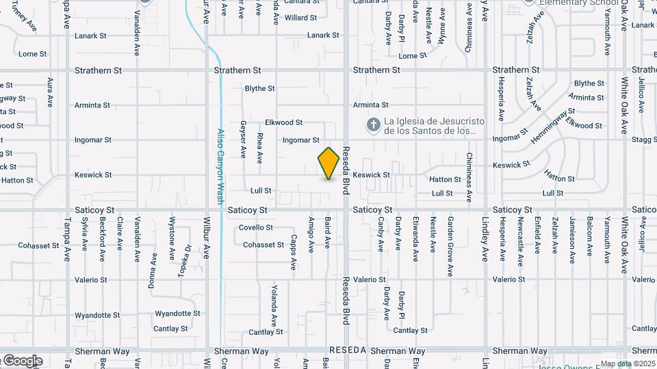 7641 Reseda Blvd Map and Location Details