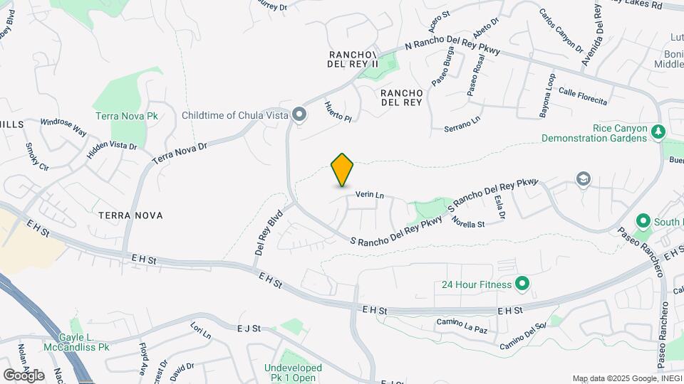821 Verin Ln Map and Location Details
