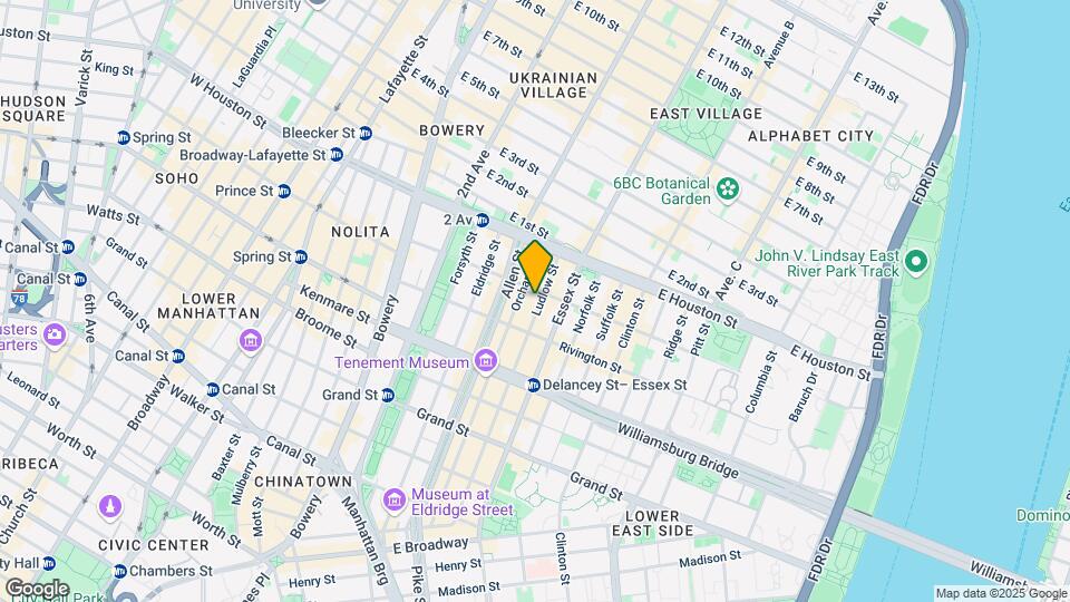 159-161 Ludlow St Map and Location Details