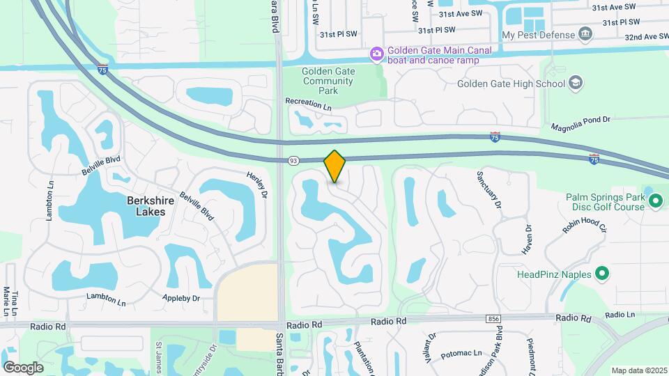 7655 Meadow Lakes Dr Map and Location Details