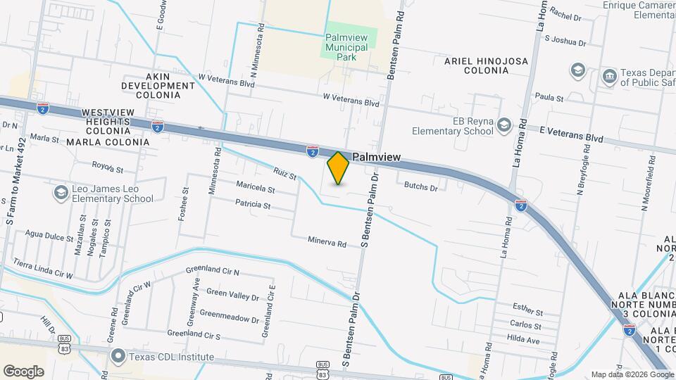 The Crossing at Bensten Palm Mapa y Detalles de la Ubicación