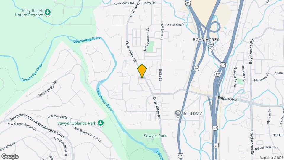 63143 O. B. Riley Rd Map and Location Details