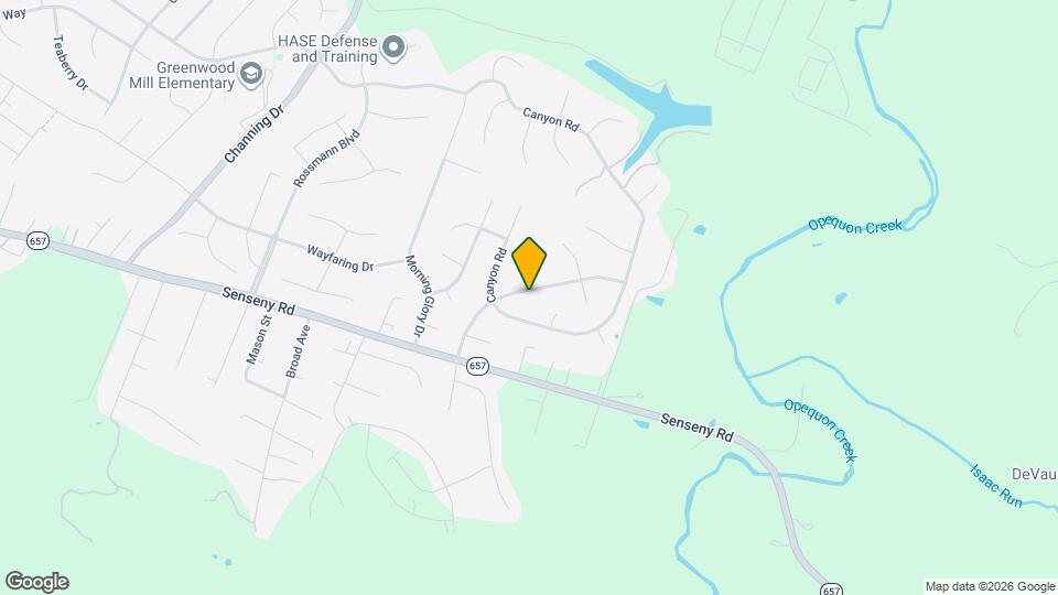 208 Senseny Glen Dr Map and Location Details