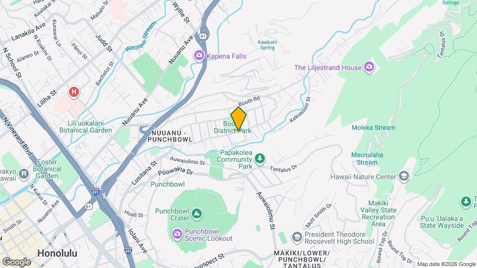 2361 Pauoa Rd Map and Location Details