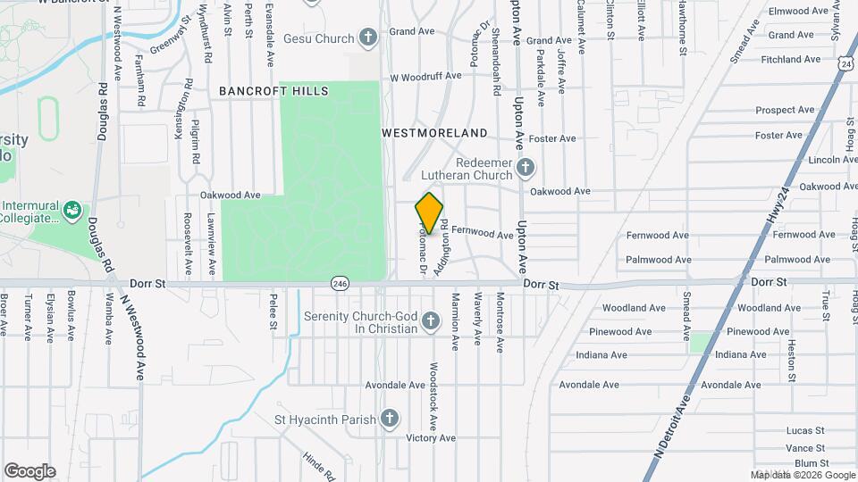 1428 Potomac Dr Map and Location Details