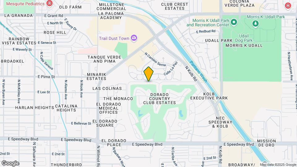 6632 E Paseo Dorado Map and Location Details