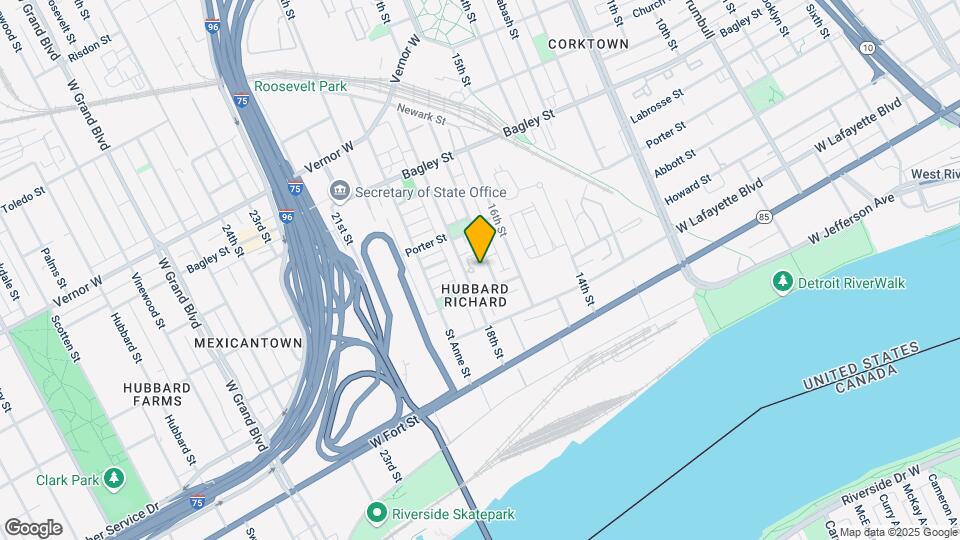 Rio Vista Detroit Co-Op Apartments Map and Location Details