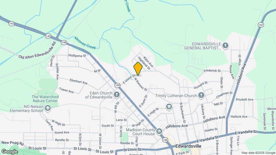 652 N Kansas St Map and Location Details