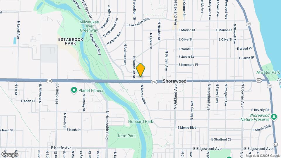 1428 E Capitol Dr Map and Location Details