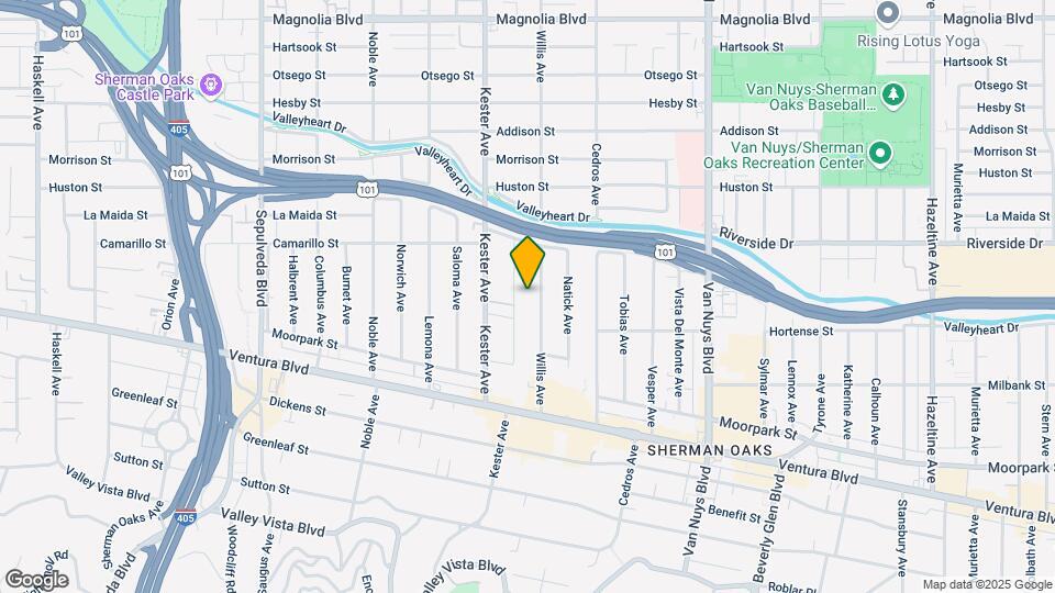 4647 Willis Ave Map and Location Details